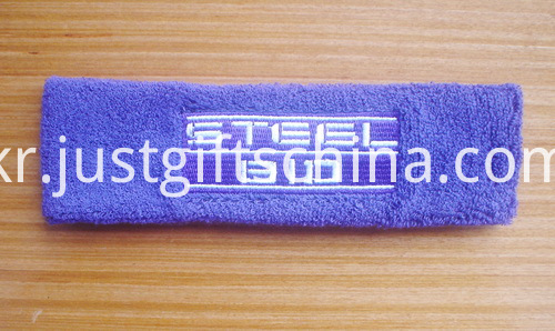 사용자 정의 수 놓은 테리 머리띠 Custom Embroidered Terry Headbands